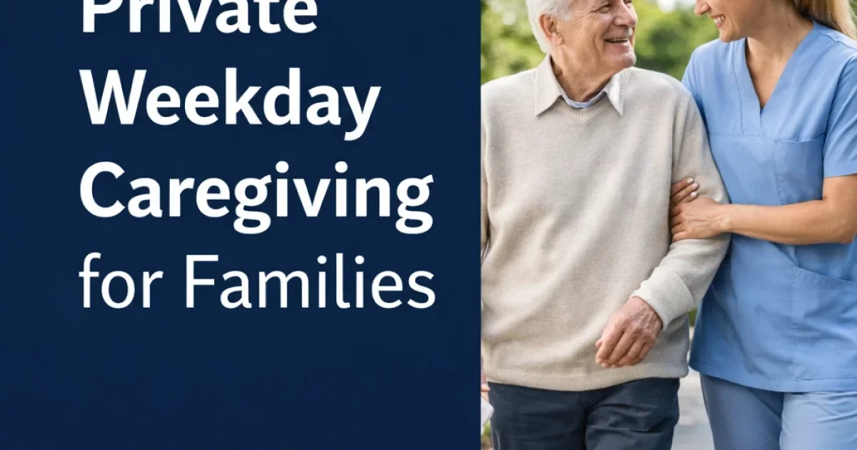 Private Weekday Caregiving for Families: What to Know About In-Home and Residential Elder Care