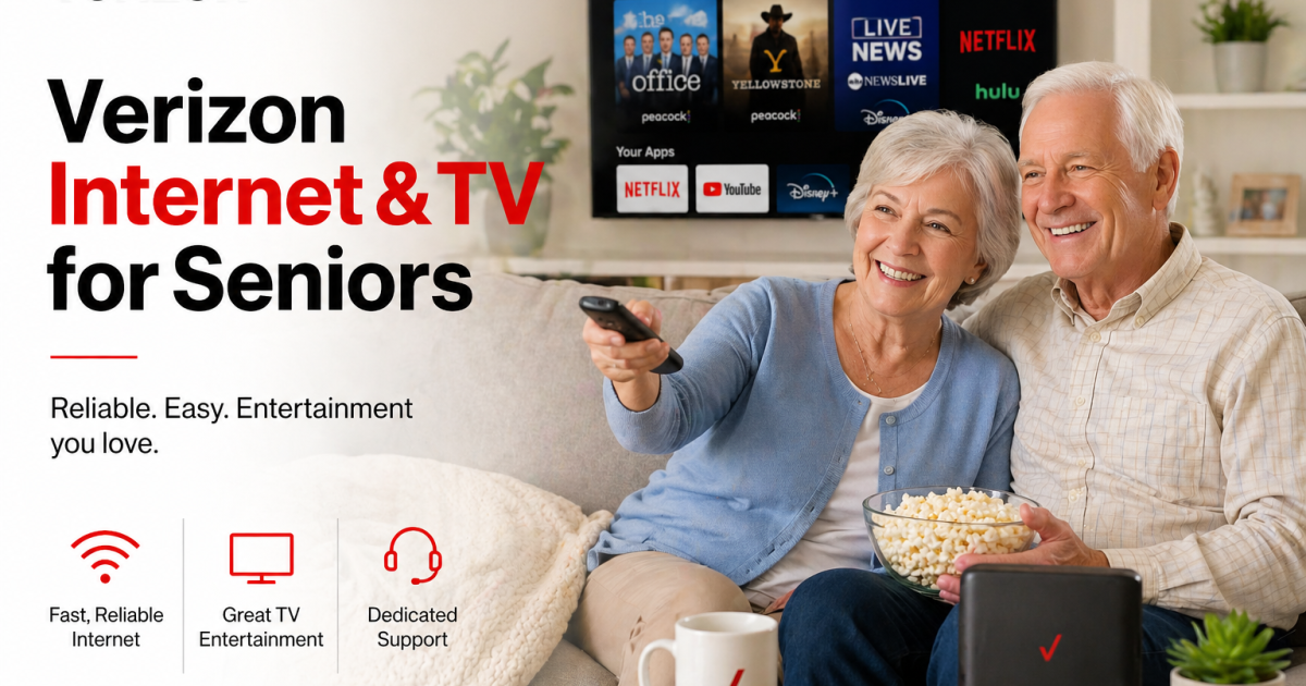 Verizon Internet & TV for Seniors: Check Availability, Plans, and Bundle Options