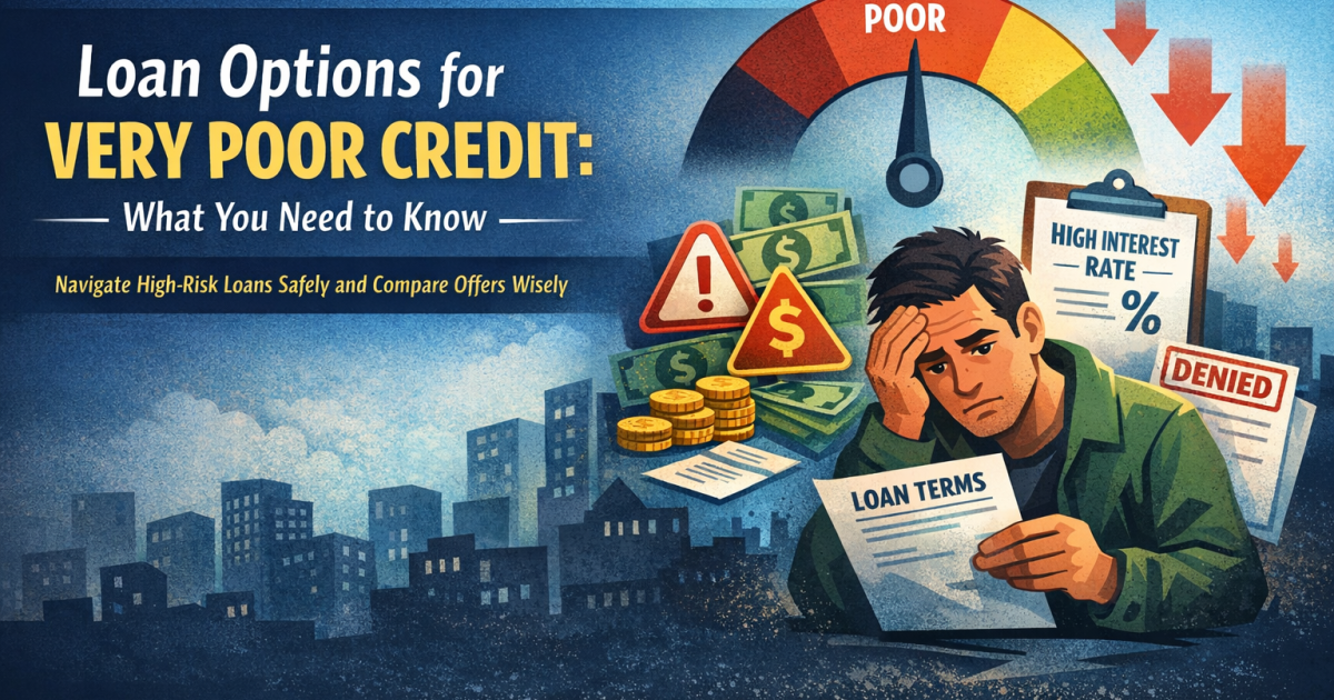 Loan Options for Very Poor Credit: What You Need to Know