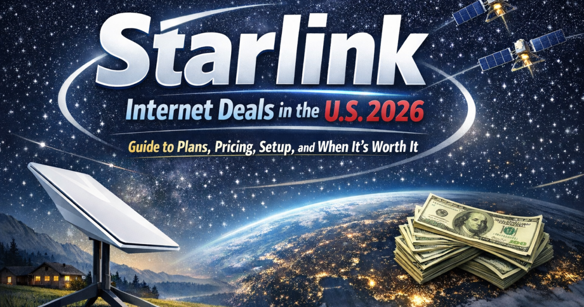 Starlink Internet Deals in the U.S 2026: Guide to Plans, Pricing, Setup, and When It’s Worth It